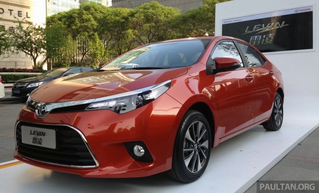 Chiếc Toyota Corolla ra mắt chính thức tại triển lãm Bắc Kinh là phiên bản đặc biệt dành riêng cho thị trường Trung Quốc.